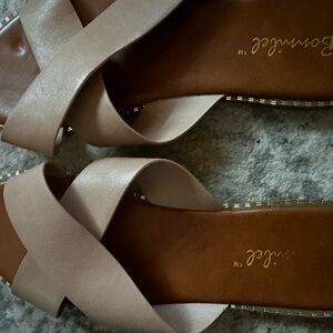 Brown Leather Sandals size 9
